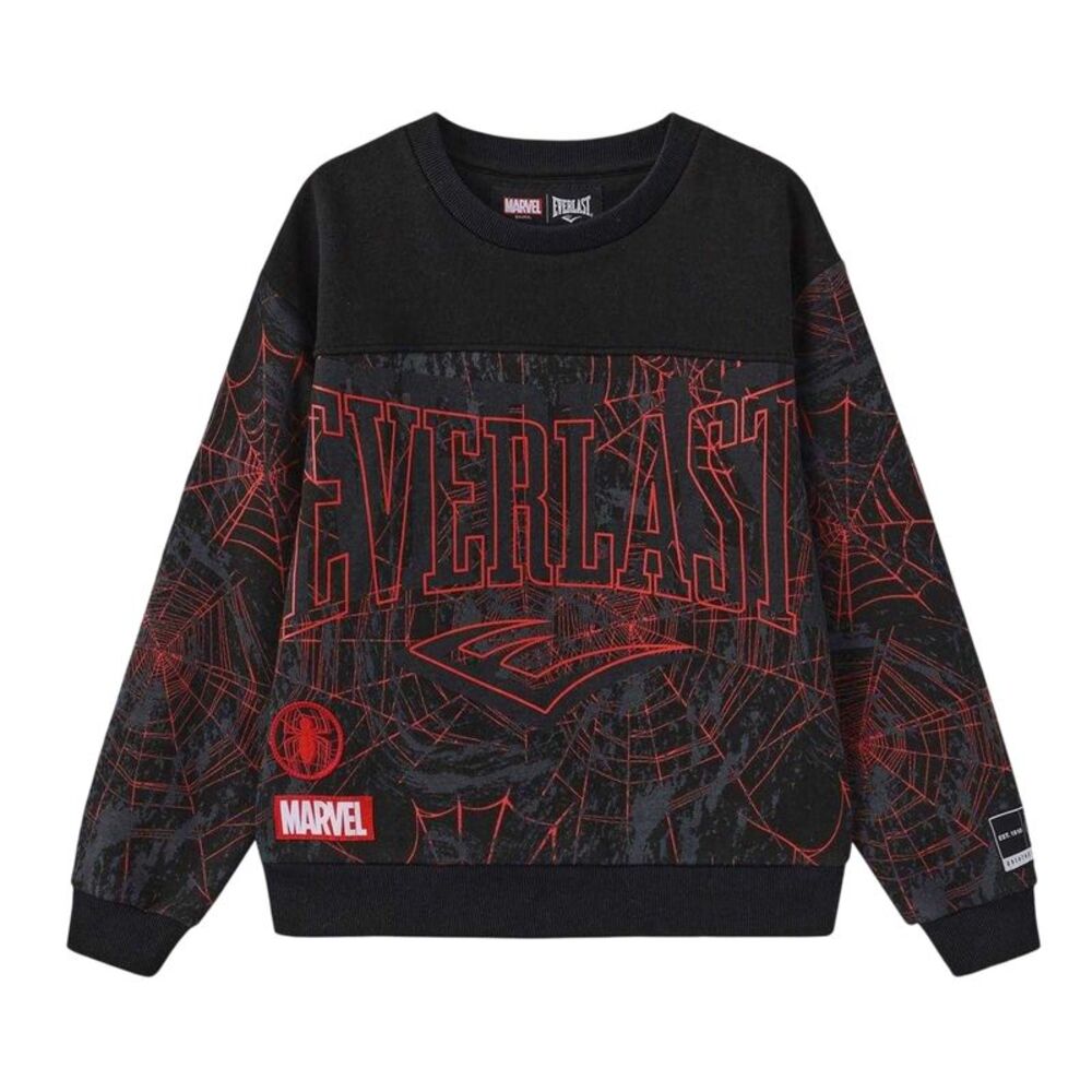 Everlast Boys Spider-Man Cotton Sweatshirt / Black